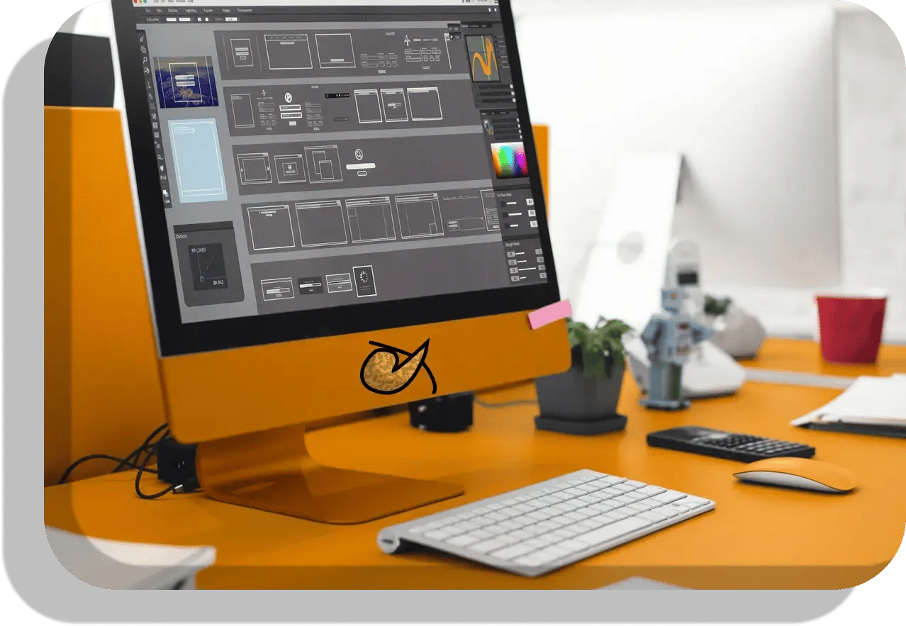 Graphic Design Lwin Agency home page (2)